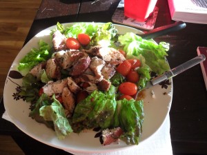 Red Wine Poached Chicken Salad