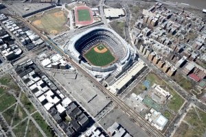 The Yankee Stadium.