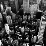 NYC in black and white