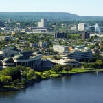 A view of downtown Ottawa.
