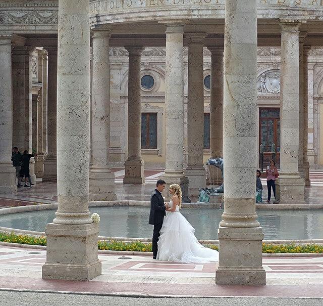 Castles have become popular venues for wedding receptions in Italy