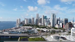 Miami skyline. 